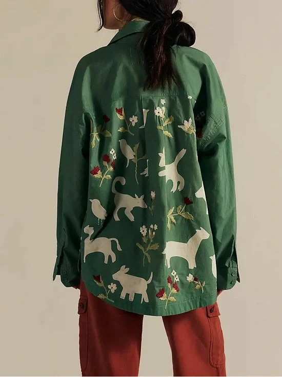 Free People / We The Free Crafty Critter Shirt - Picture 2 of 6